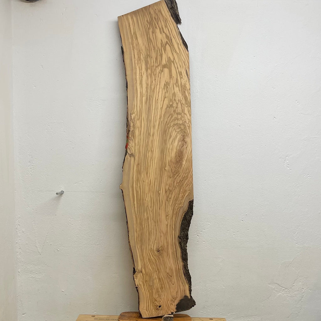 olivenbaum bohle Dicke Olivenholz-Bohle, XXL Naturkante 152 cm W510